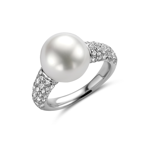 Mikimoto Ring White Pearl
