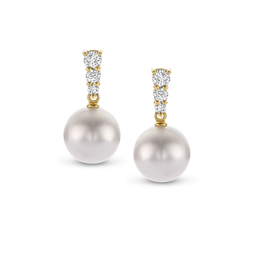 Mikimoto Oorbellen White Pearl