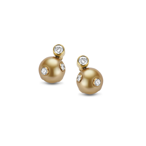 Mikimoto Oorbellen Gold Pearl