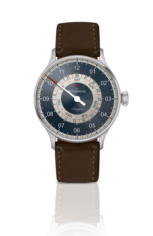 Meistersinger Single-Hand Watches with additional function Pangaea Day Date