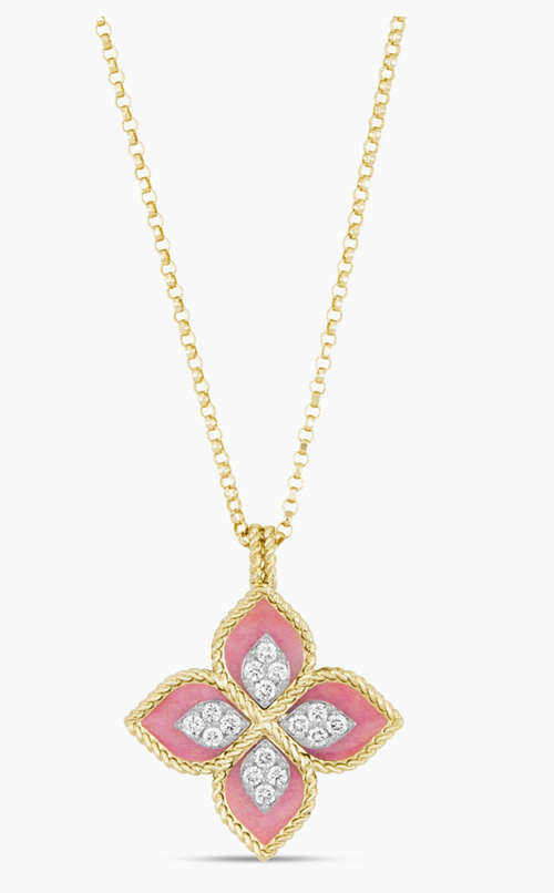 Roberto Coin Princess Flower Necklace
