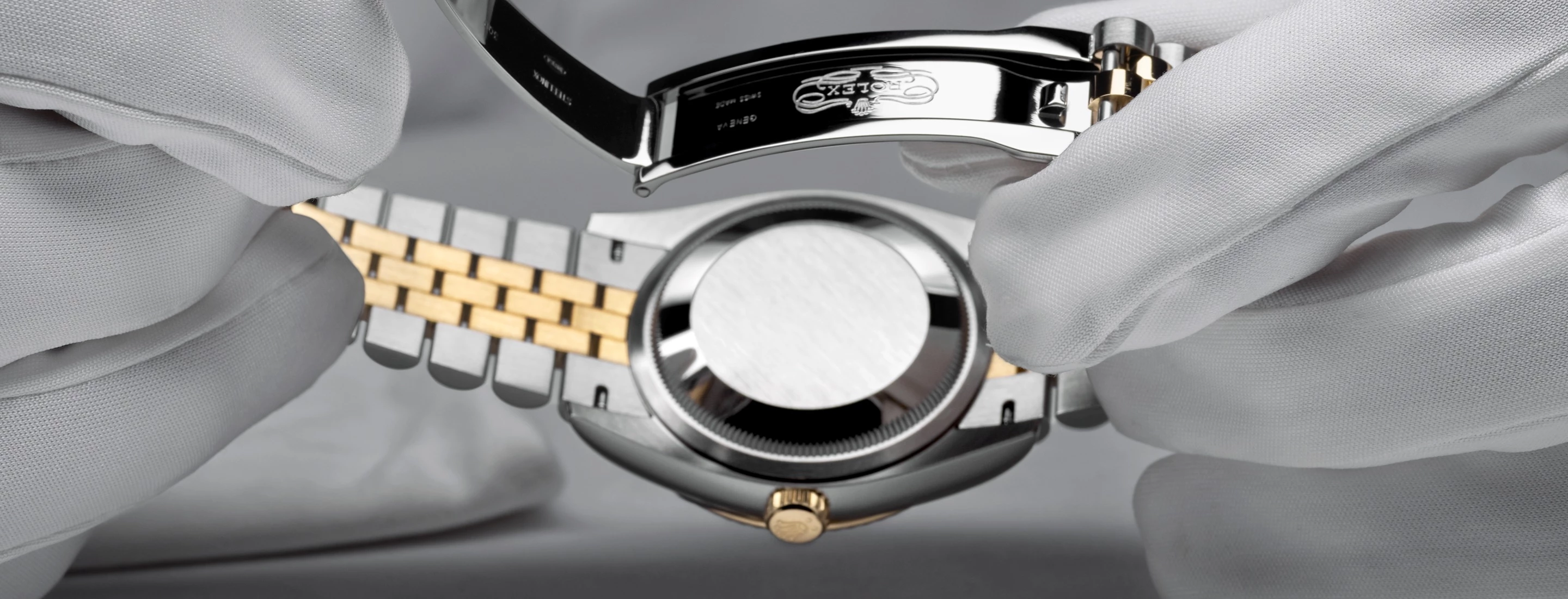 Rolex white gloves