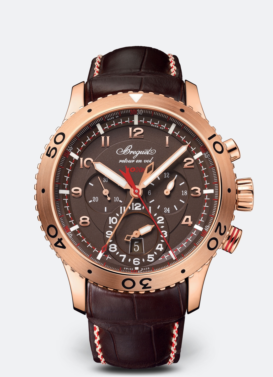 Breguet type xxi rose on sale gold