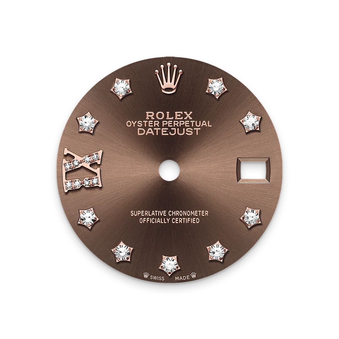 Chocoladebruine wijzerplaat